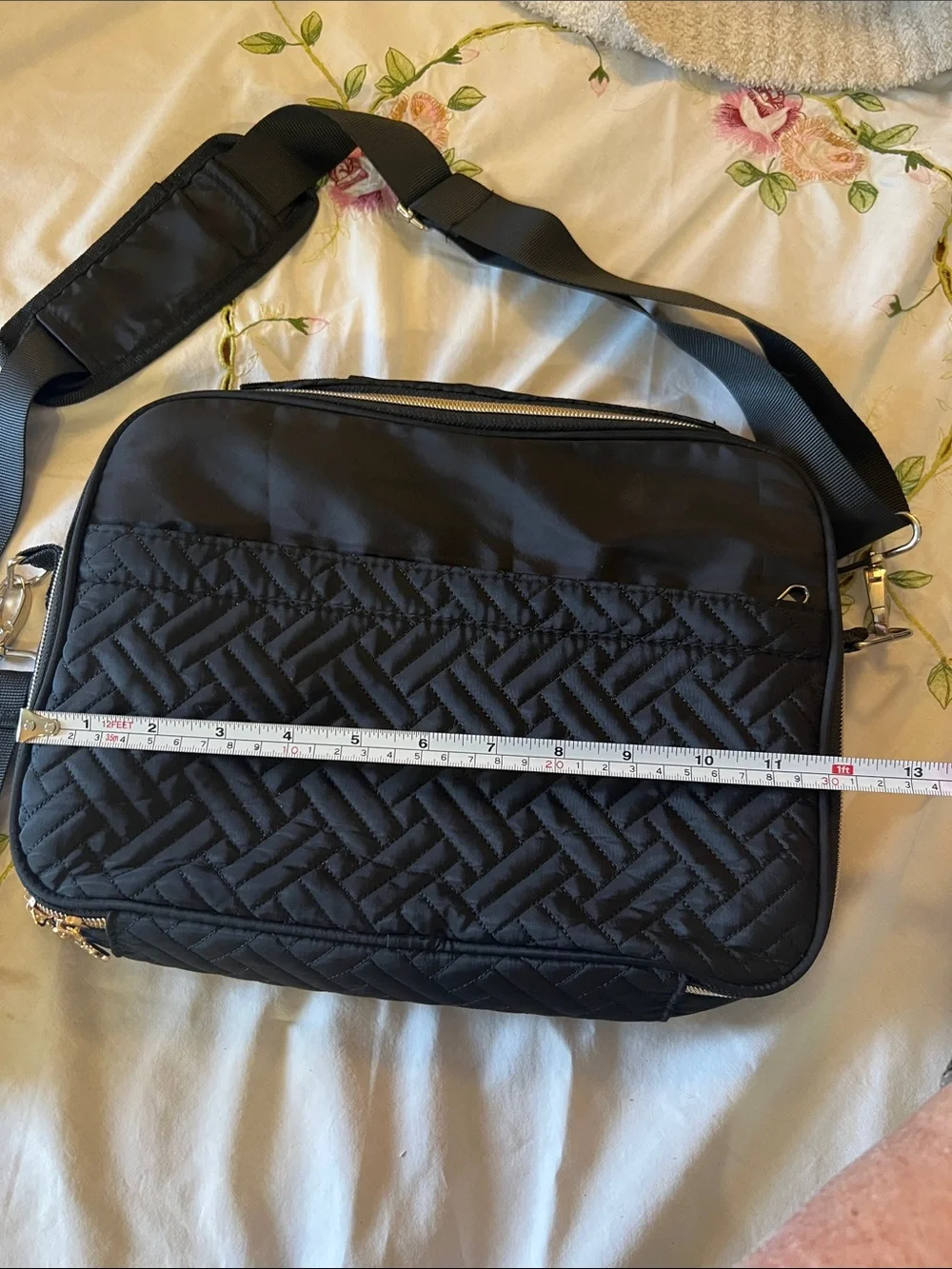 Black Project Bag for Craft /Book/Business
